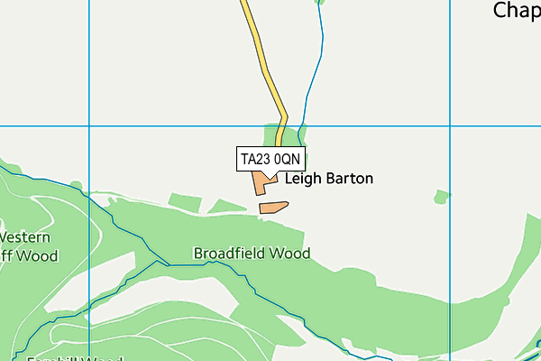 TA23 0QN map - OS VectorMap District (Ordnance Survey)