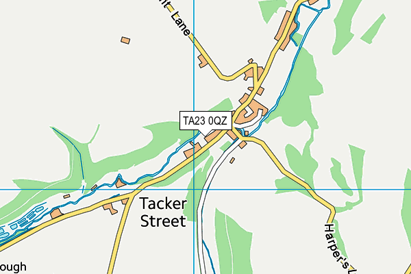 TA23 0QZ map - OS VectorMap District (Ordnance Survey)
