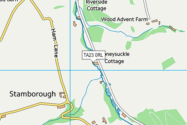 TA23 0RL map - OS VectorMap District (Ordnance Survey)