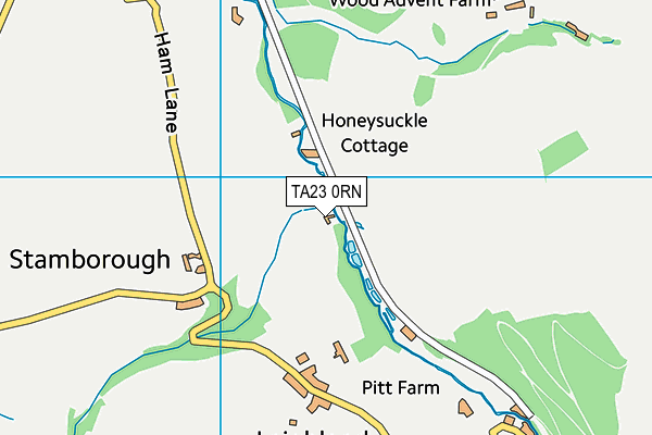 TA23 0RN map - OS VectorMap District (Ordnance Survey)