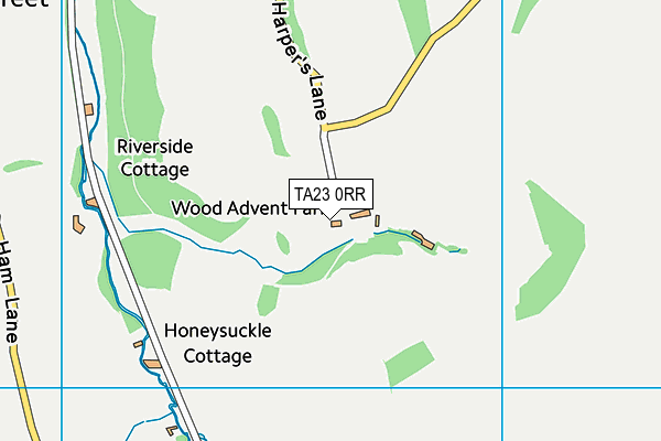 TA23 0RR map - OS VectorMap District (Ordnance Survey)