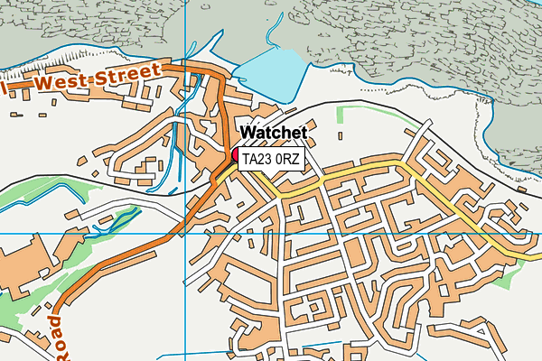 Henry Davey Ground map (TA23 0RZ) - OS VectorMap District (Ordnance Survey)