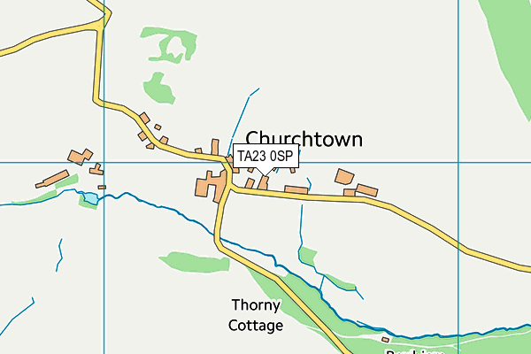 TA23 0SP map - OS VectorMap District (Ordnance Survey)