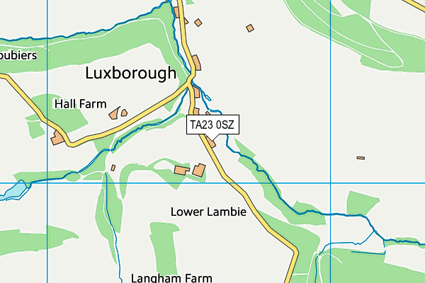 TA23 0SZ map - OS VectorMap District (Ordnance Survey)