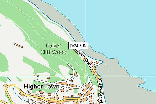TA24 5UN map - OS VectorMap District (Ordnance Survey)