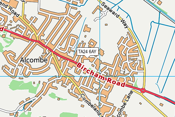 West Somerset College map (TA24 6AY) - OS VectorMap District (Ordnance Survey)
