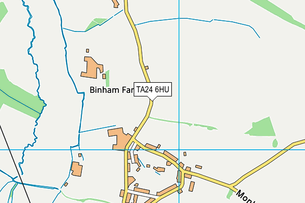 TA24 6HU map - OS VectorMap District (Ordnance Survey)