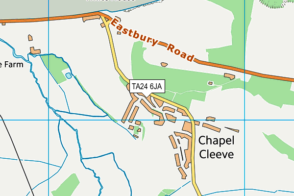 TA24 6JA map - OS VectorMap District (Ordnance Survey)