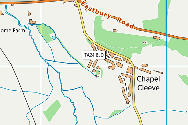 TA24 6JD map - OS VectorMap District (Ordnance Survey)