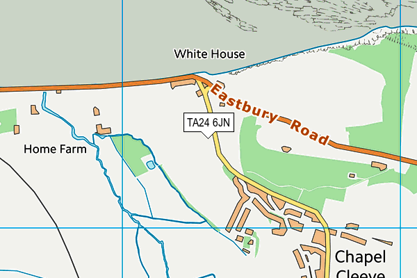 TA24 6JN map - OS VectorMap District (Ordnance Survey)