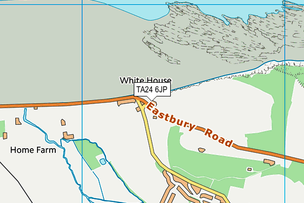 TA24 6JP map - OS VectorMap District (Ordnance Survey)