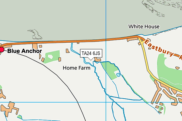 TA24 6JS map - OS VectorMap District (Ordnance Survey)