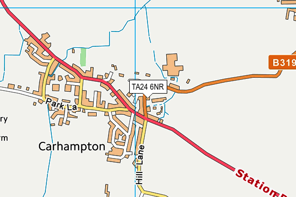 TA24 6NR map - OS VectorMap District (Ordnance Survey)