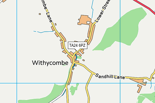 TA24 6PZ map - OS VectorMap District (Ordnance Survey)