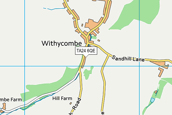 TA24 6QE map - OS VectorMap District (Ordnance Survey)