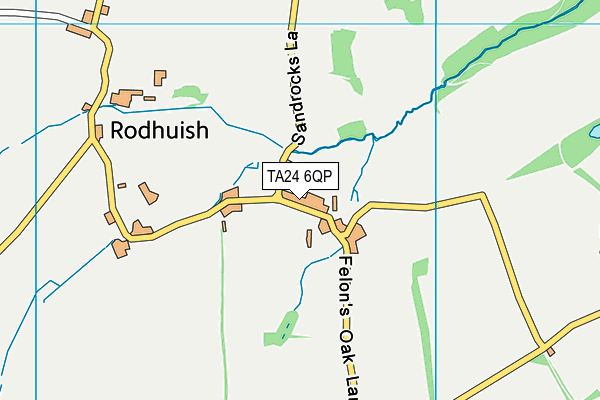 TA24 6QP map - OS VectorMap District (Ordnance Survey)