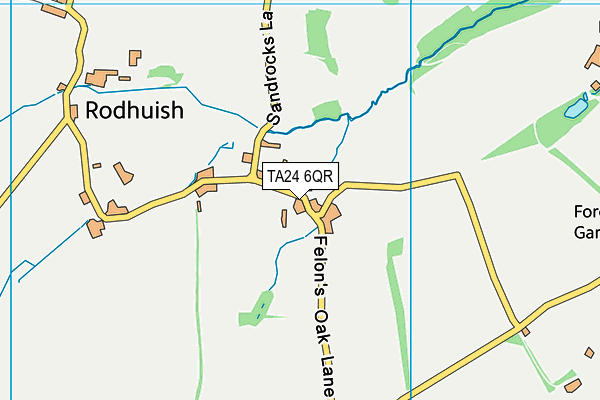 TA24 6QR map - OS VectorMap District (Ordnance Survey)