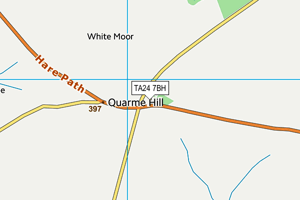 TA24 7BH map - OS VectorMap District (Ordnance Survey)