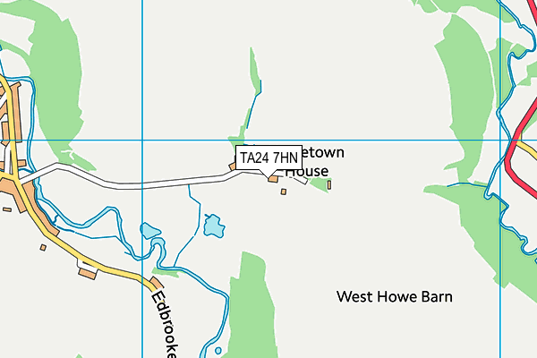 TA24 7HN map - OS VectorMap District (Ordnance Survey)