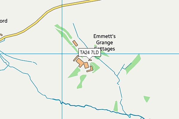 TA24 7LD map - OS VectorMap District (Ordnance Survey)