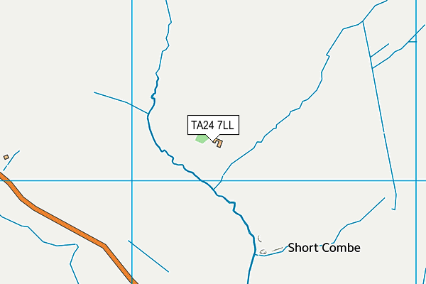 TA24 7LL map - OS VectorMap District (Ordnance Survey)
