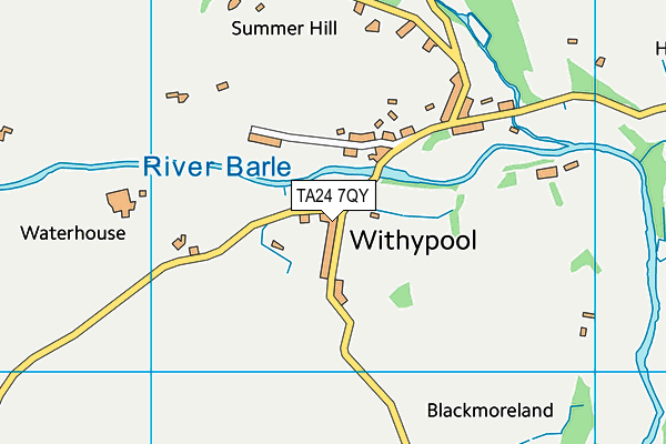 TA24 7QY map - OS VectorMap District (Ordnance Survey)