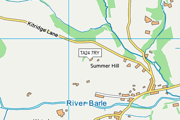 TA24 7RY map - OS VectorMap District (Ordnance Survey)