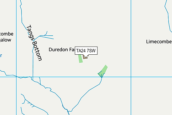 TA24 7SW map - OS VectorMap District (Ordnance Survey)