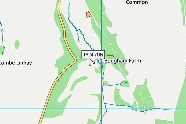 TA24 7UN map - OS VectorMap District (Ordnance Survey)