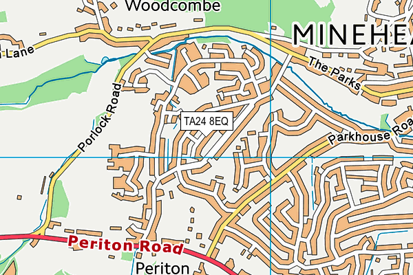 TA24 8EQ map - OS VectorMap District (Ordnance Survey)