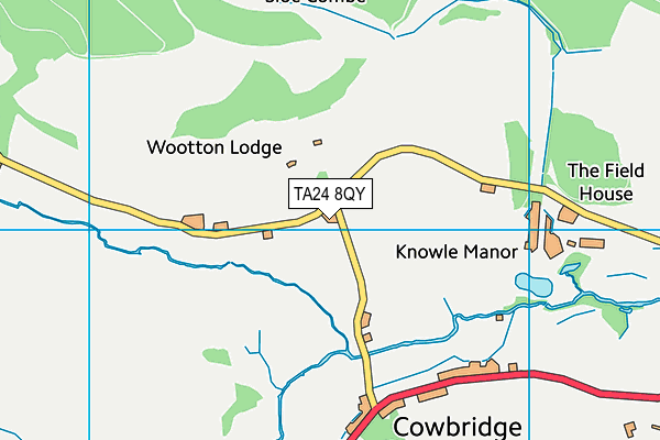 TA24 8QY map - OS VectorMap District (Ordnance Survey)