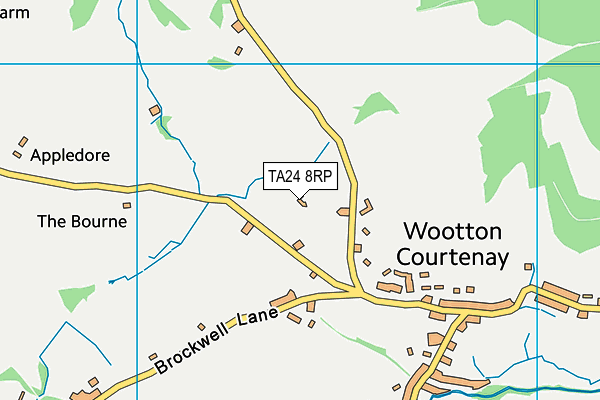 TA24 8RP map - OS VectorMap District (Ordnance Survey)