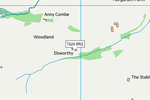 TA24 8RQ map - OS VectorMap District (Ordnance Survey)