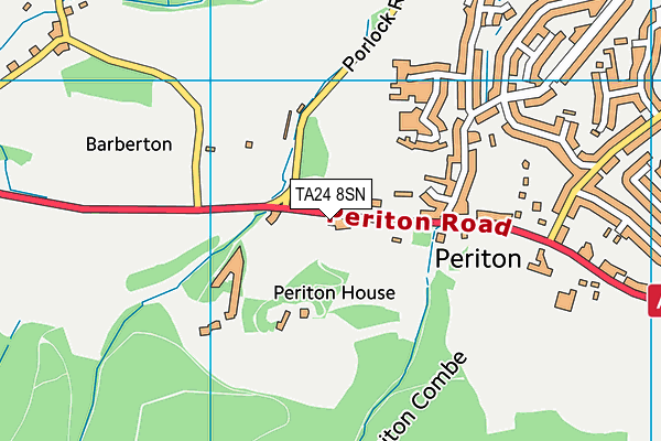 TA24 8SN map - OS VectorMap District (Ordnance Survey)