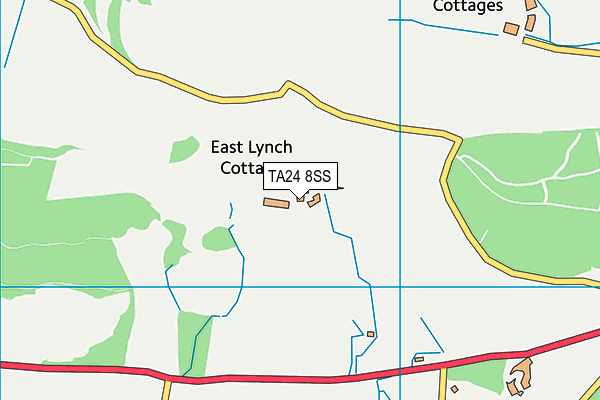 TA24 8SS map - OS VectorMap District (Ordnance Survey)