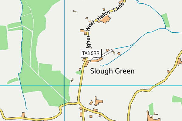 TA3 5RR map - OS VectorMap District (Ordnance Survey)