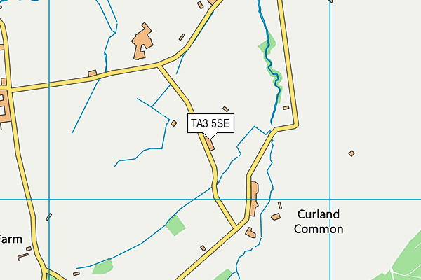 TA3 5SE map - OS VectorMap District (Ordnance Survey)