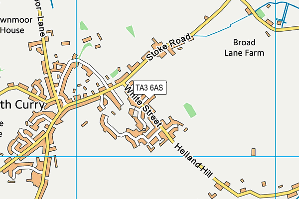North Curry Sport Ltd map (TA3 6AS) - OS VectorMap District (Ordnance Survey)
