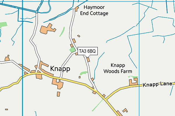 TA3 6BQ map - OS VectorMap District (Ordnance Survey)