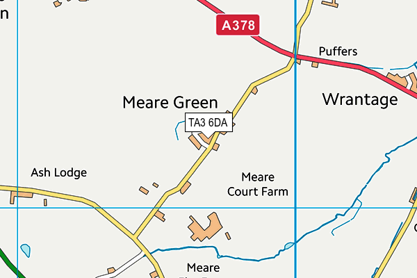 TA3 6DA map - OS VectorMap District (Ordnance Survey)