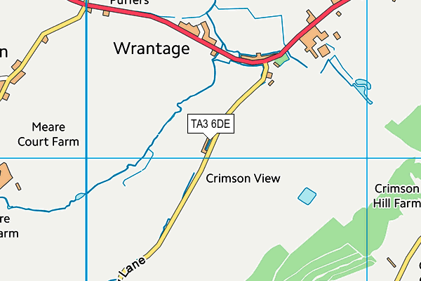 TA3 6DE map - OS VectorMap District (Ordnance Survey)