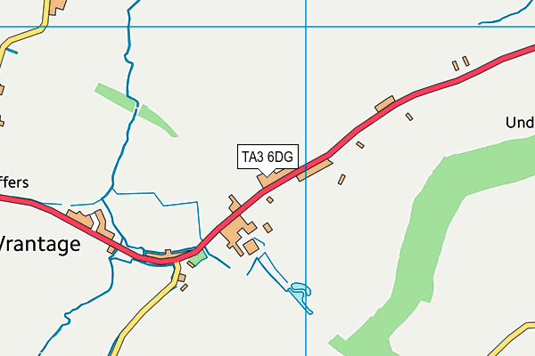 TA3 6DG map - OS VectorMap District (Ordnance Survey)