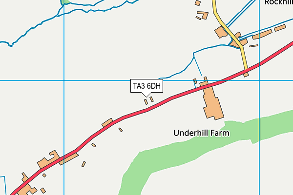 TA3 6DH map - OS VectorMap District (Ordnance Survey)