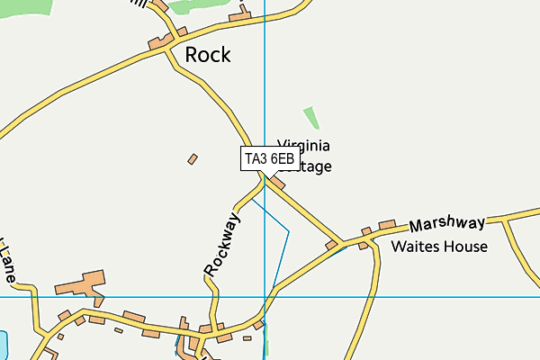 TA3 6EB map - OS VectorMap District (Ordnance Survey)