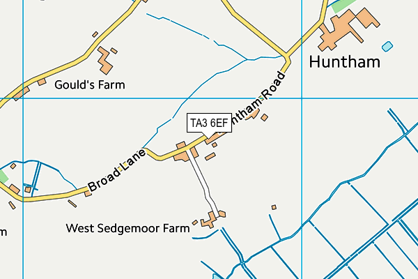 TA3 6EF map - OS VectorMap District (Ordnance Survey)