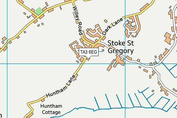 Stoke St Gregory Church of England Primary School map (TA3 6EG) - OS VectorMap District (Ordnance Survey)