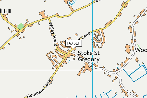 TA3 6EH map - OS VectorMap District (Ordnance Survey)