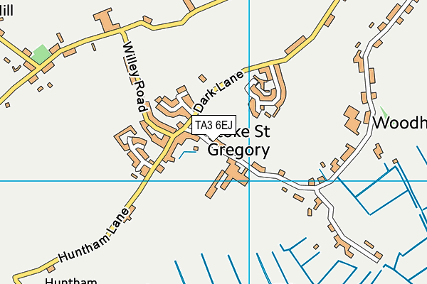 TA3 6EJ map - OS VectorMap District (Ordnance Survey)