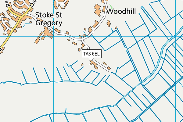 TA3 6EL map - OS VectorMap District (Ordnance Survey)