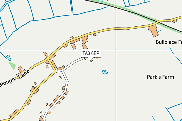 TA3 6EP map - OS VectorMap District (Ordnance Survey)